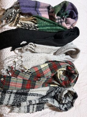 Winter Scarf BUNDLE of 5 Various Brands